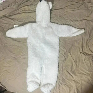 Stork Craft Vintage One Piece Winter White Bear Sleeper 6-12 Months